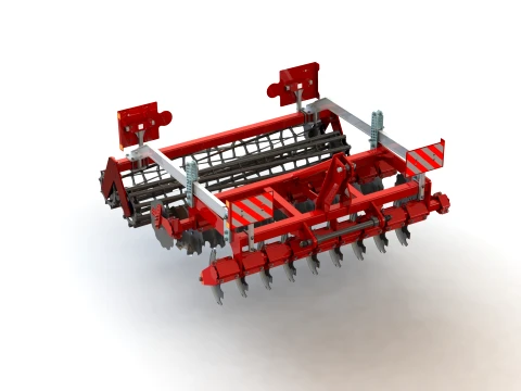 WG 0048 - Disc harrow 3D Model
