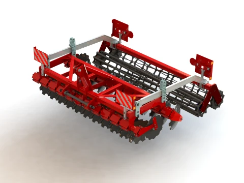 WG 0048 - Disc harrow 3D Model