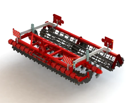 WG 0048 - Disc harrow 3D Model