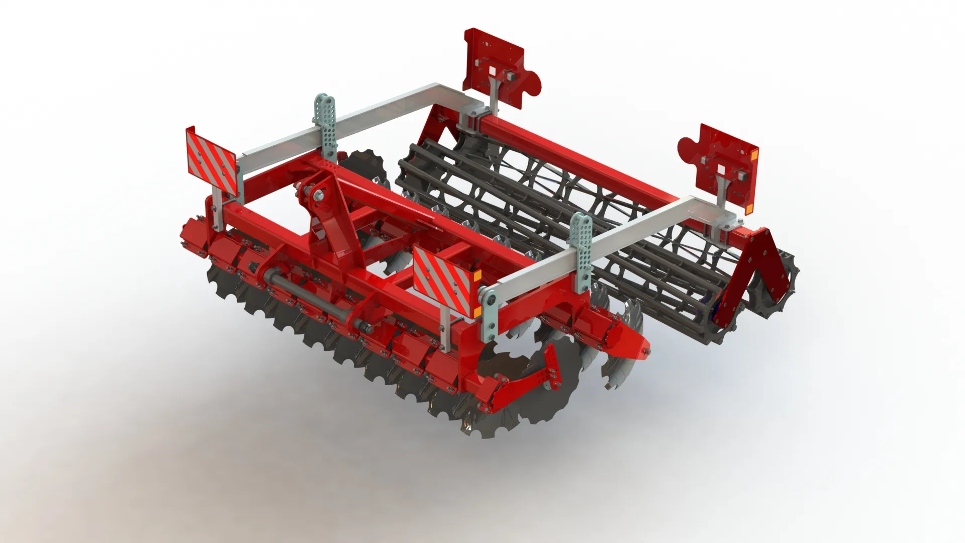 WG 0048-250MF - Disc harrow 3D Model .c4d .max .obj .3ds .fbx .stl .blend 