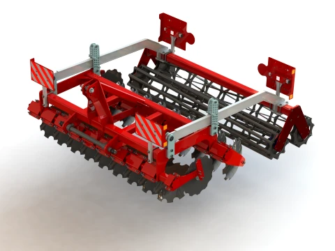 WG 0048-250MF - Disc harrow 3D Model