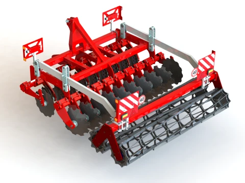 WG 0048-250MF - Disc harrow 3D Model