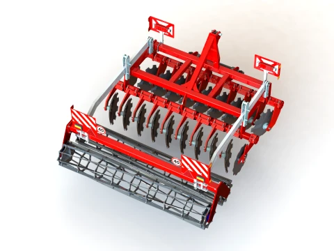 WG 0048-250MF - Disc harrow 3D Model