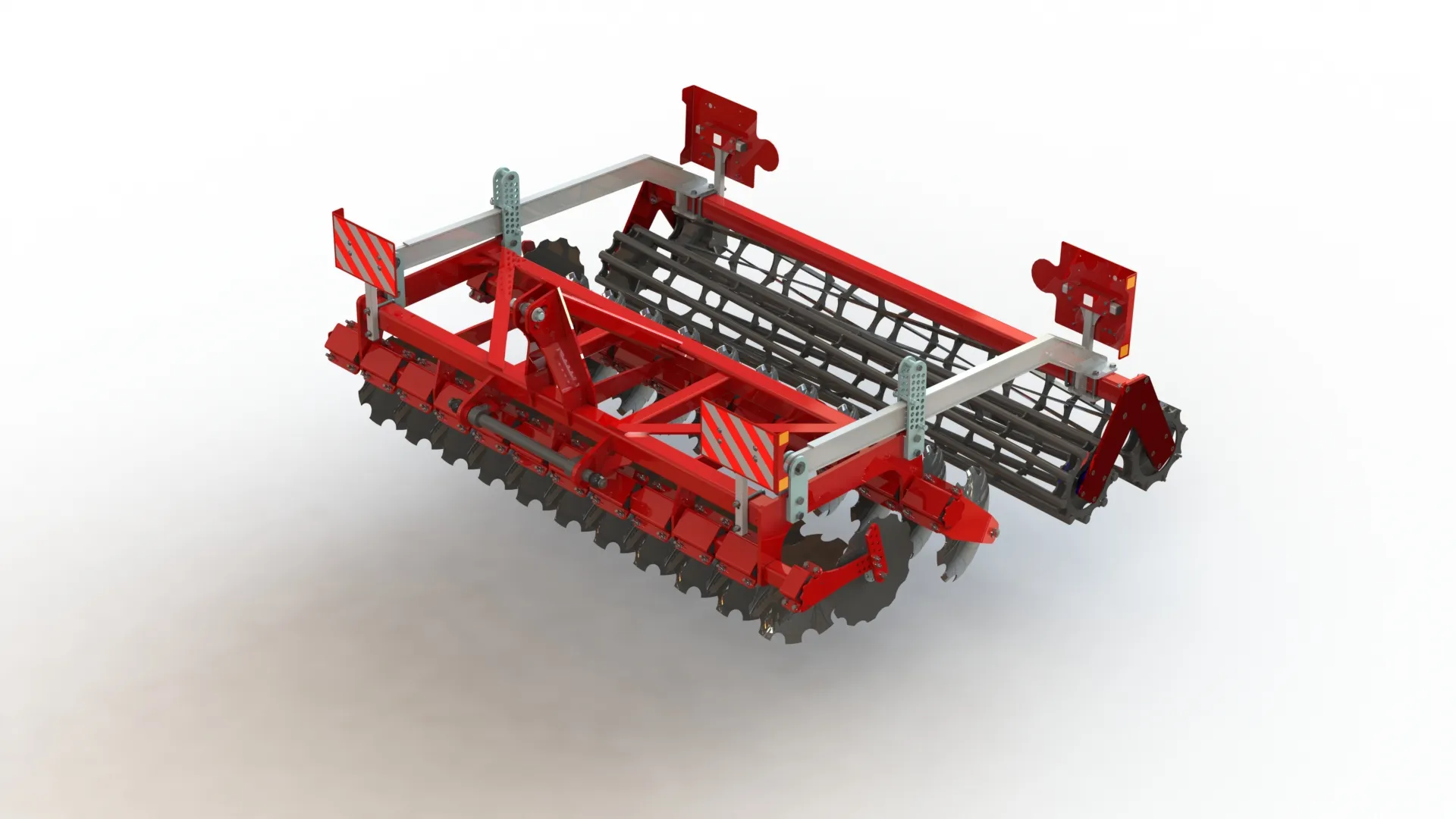 WG 0048-300MF - Disc harrow 3D Model .c4d .max .obj .3ds .fbx .stl .blend 