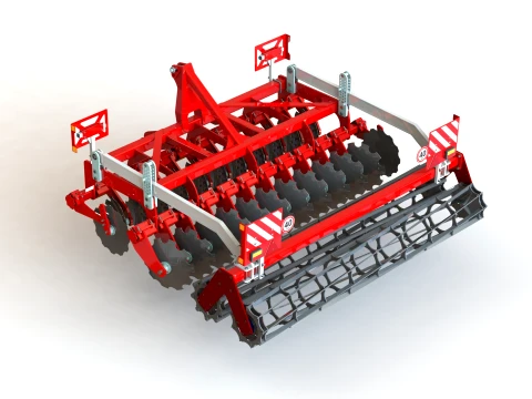 WG 0048-300MF - Disc harrow 3D Model