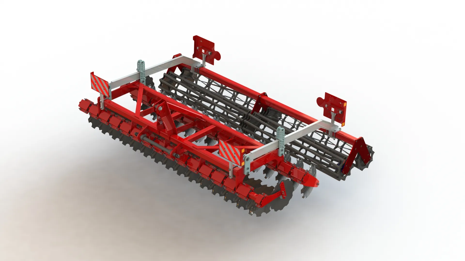 WG 0048-400MF - Disc harrow 3D Model .c4d .max .obj .3ds .fbx .stl .blend 