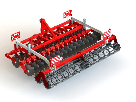 WG 0048-400MF - Disc harrow 3D Model