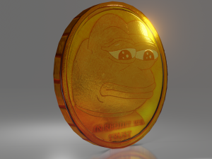 Pepe Coin 3D 模型
