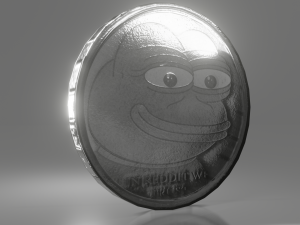 Pepe Coin Model 3D