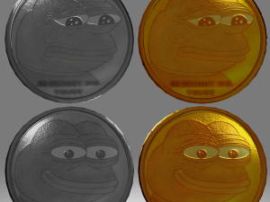 Pepe Coin Model 3D
