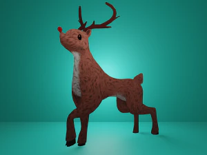 Renna Modello 3D