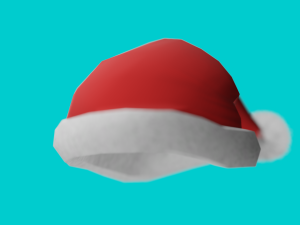 Low Poly Christmas Hat Modelo 3D