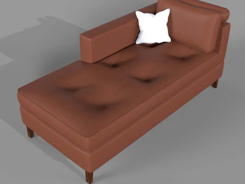 Divano letto chaise lounge Modello 3D