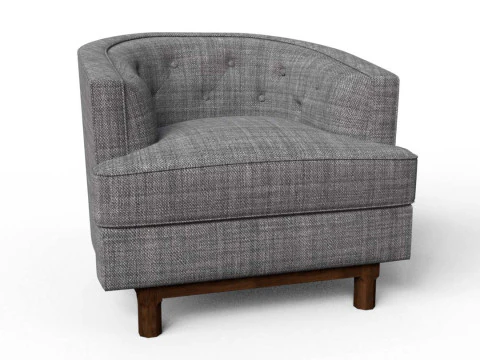 Divano curvo Modello 3D