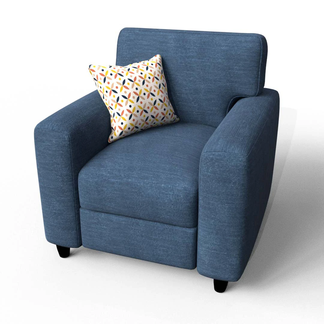 Fabric Sofa 3D Model .c4d .max .obj .3ds .fbx .stl .blend 