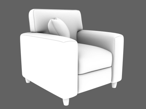 Fabric Sofa 3D Модель