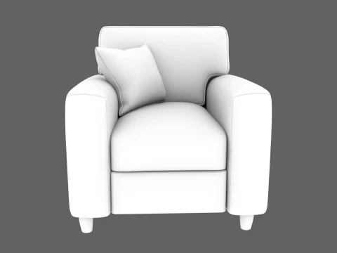 Fabric Sofa 3D Model