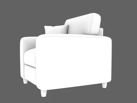 Fabric Sofa 3D Model