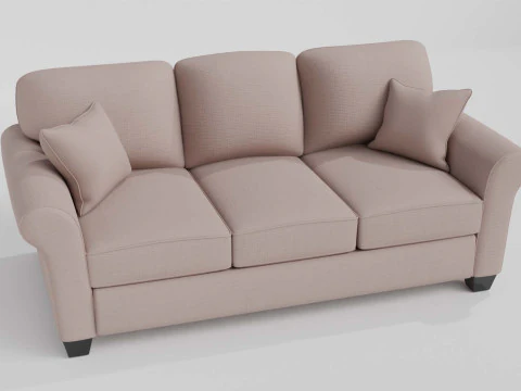 Fabric Sofa Collection 3D Model