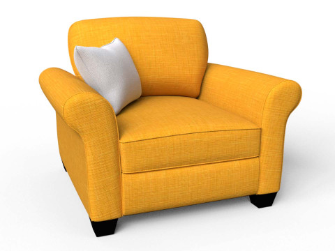 Fabric Sofa Collection 3D Model