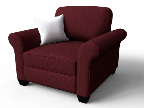 Fabric Sofa Collection 3D Model