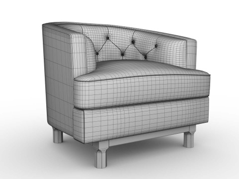 Fabric Sofa Collection 3D Model