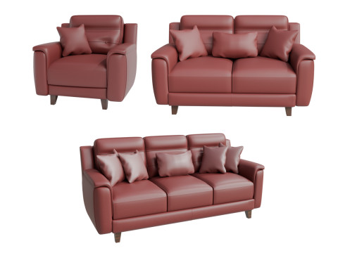 Patrick Sofa Set 3D Модель