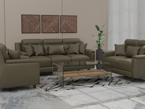 Patrick Sofa Set 3Dモデル