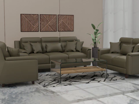 Patrick Sofa Set 3D Model