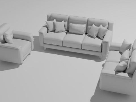Patrick Sofa Set 3Dモデル