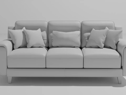 Patrick Sofa Set 3D Model