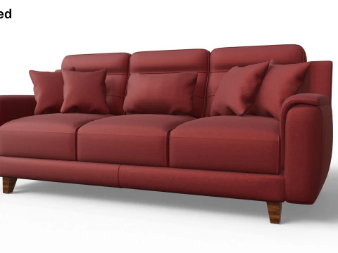 Patrick Sofa Set 3D Model