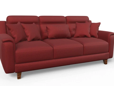Patrick Sofa Set 3D Model