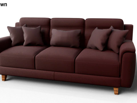 Patrick Sofa Set 3D Model