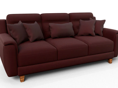 Patrick Sofa Set 3D Model