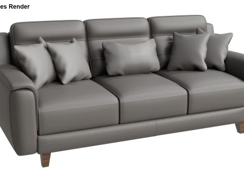 Patrick Sofa Set 3D Model
