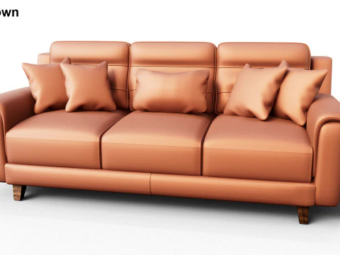 Patrick Sofa Set 3D Model