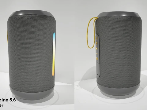 Boat Stone 352 Grey 3D Model