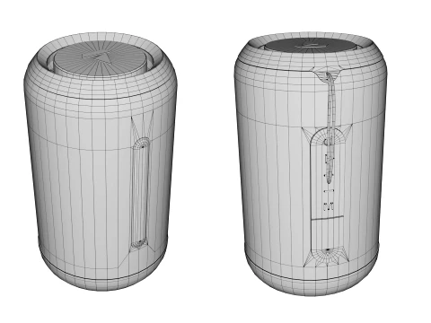 Boat Stone 352 Blue 3D Model