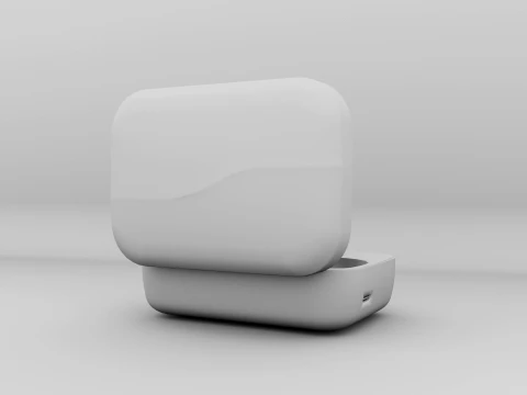 Boat Airdopes White 3D Model