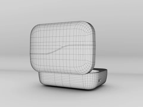 Boat Airdopes White 3D Model