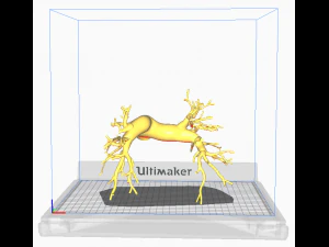 Lungenarterien 3D Modell