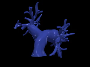 Pulmonary arteries 3D Model
