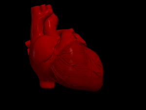 Heart with stand Modelo 3D