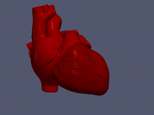 Heart with stand Modelo 3D