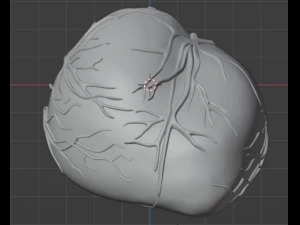 Heart with stand 3D Model