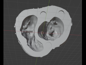 Heart with stand Modelo 3D