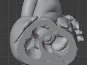 Heart with stand Modelo 3D