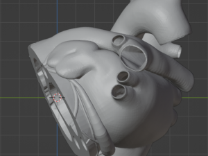 Heart with stand Modelo 3D