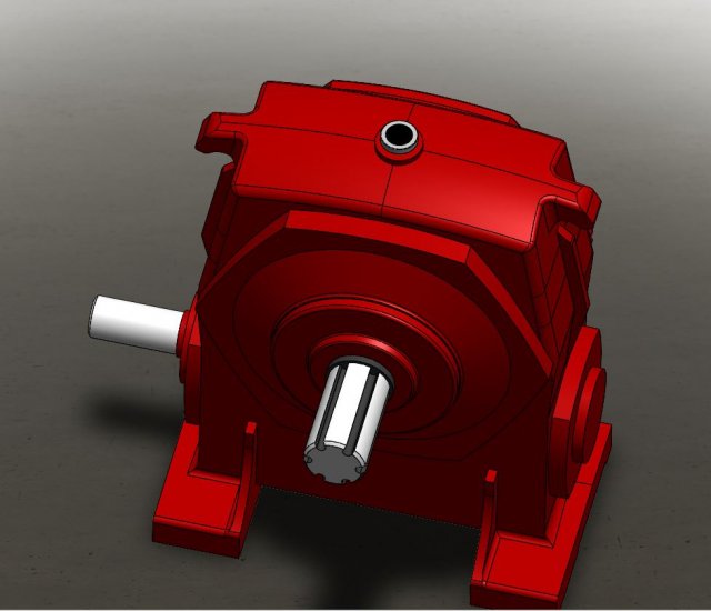 warm gear box Modello 3D .c4d .max .obj .3ds .fbx .stl .blend 